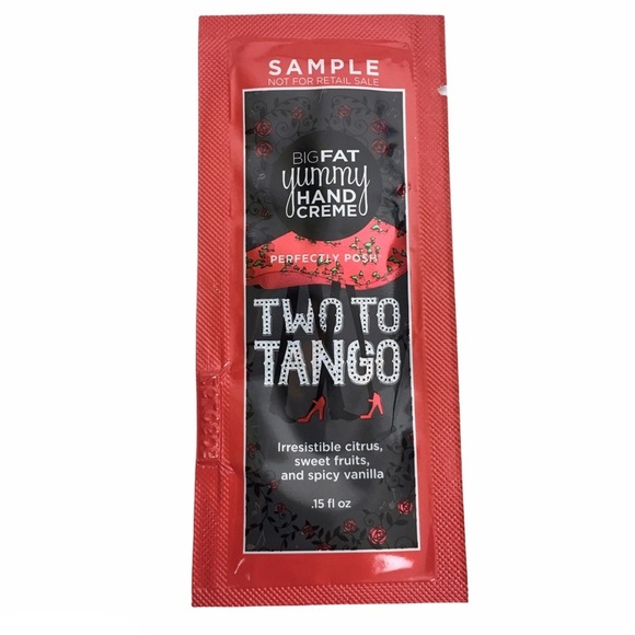 PERFECTLY POSH Big Fat Yummy Hand Creme Two to Tango Samples 14 Packets Vegan - Picture 2 of 3